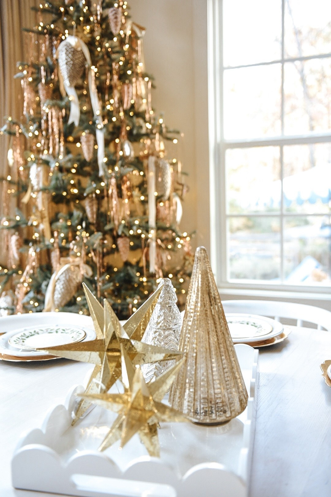 Christmas dining room table centerpiece 

#LTKHoliday #LTKFindsUnder50 #LTKHome