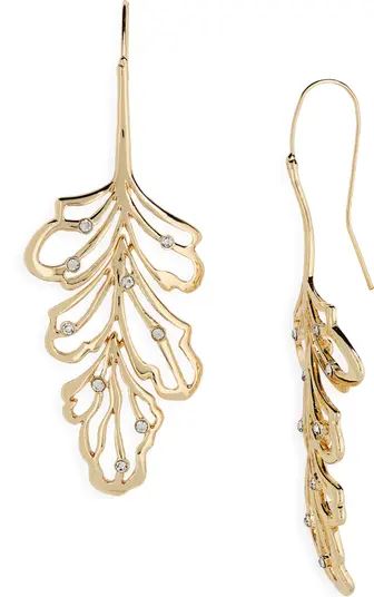 Cutout Leaf Drop Earrings | Nordstrom