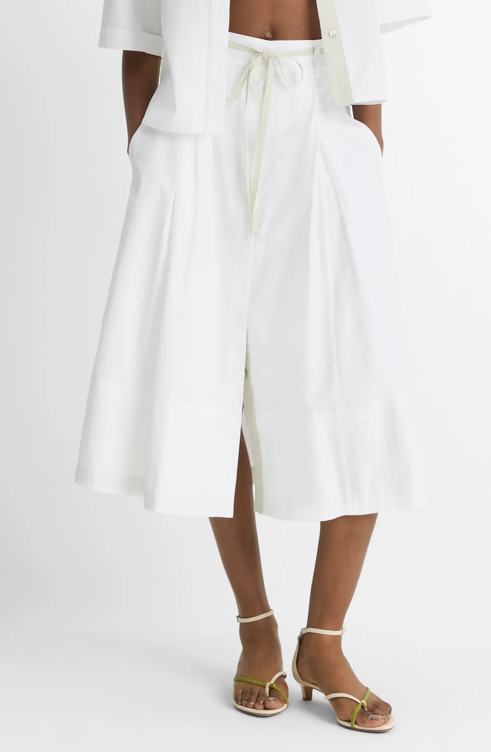 Full Cotton Midi Skirt | Nordstrom