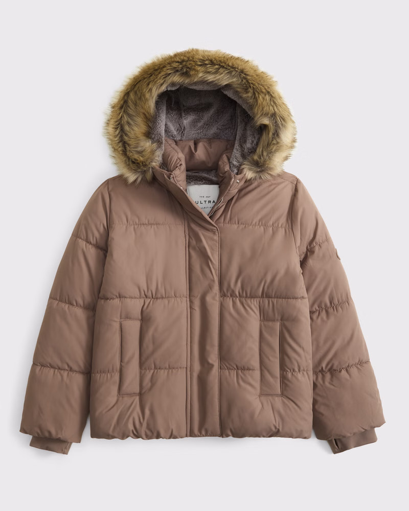 girls a&f ultra puffer | girls coats & jackets | Abercrombie.com | Abercrombie & Fitch (US)