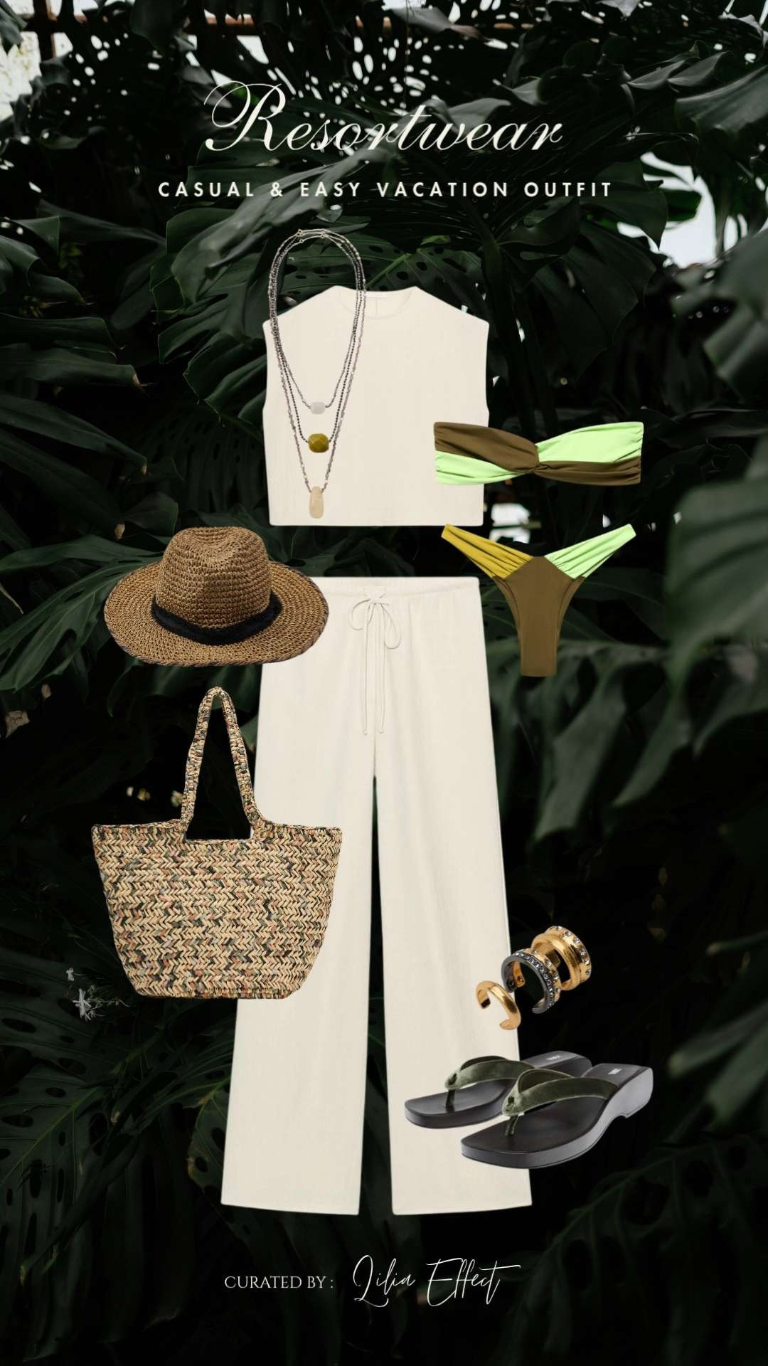 Resortwear — casual & easy vacation outfit 🌴 Effortless pieces, light fabrics, and relaxed silhouettes perfect for sunny days and slow, easy moments away. ✨
 

 #LTKootd #LTKSwim