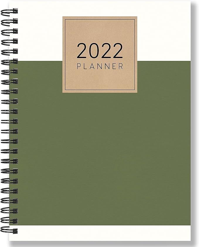 TF PUBLISHING - 2022 Green Blocked Medium Weekly Monthly Planner and Coordinating Planning Sticke... | Amazon (US)