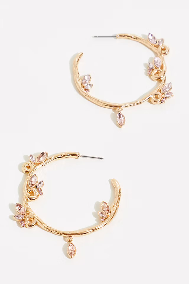 Adorned Hoop Earrings | Free People (Global - UK&FR Excluded)