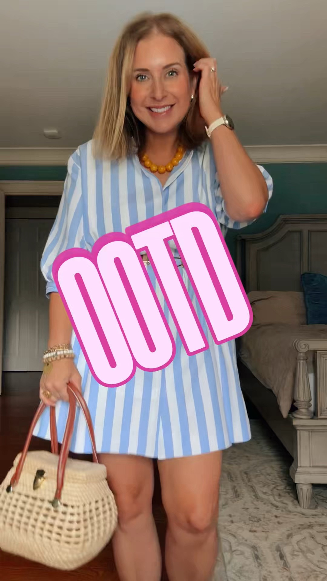 OOTD 💙 Comfy but put together ✅

#ootd #midsizeootd #styleover40 #summerstyle