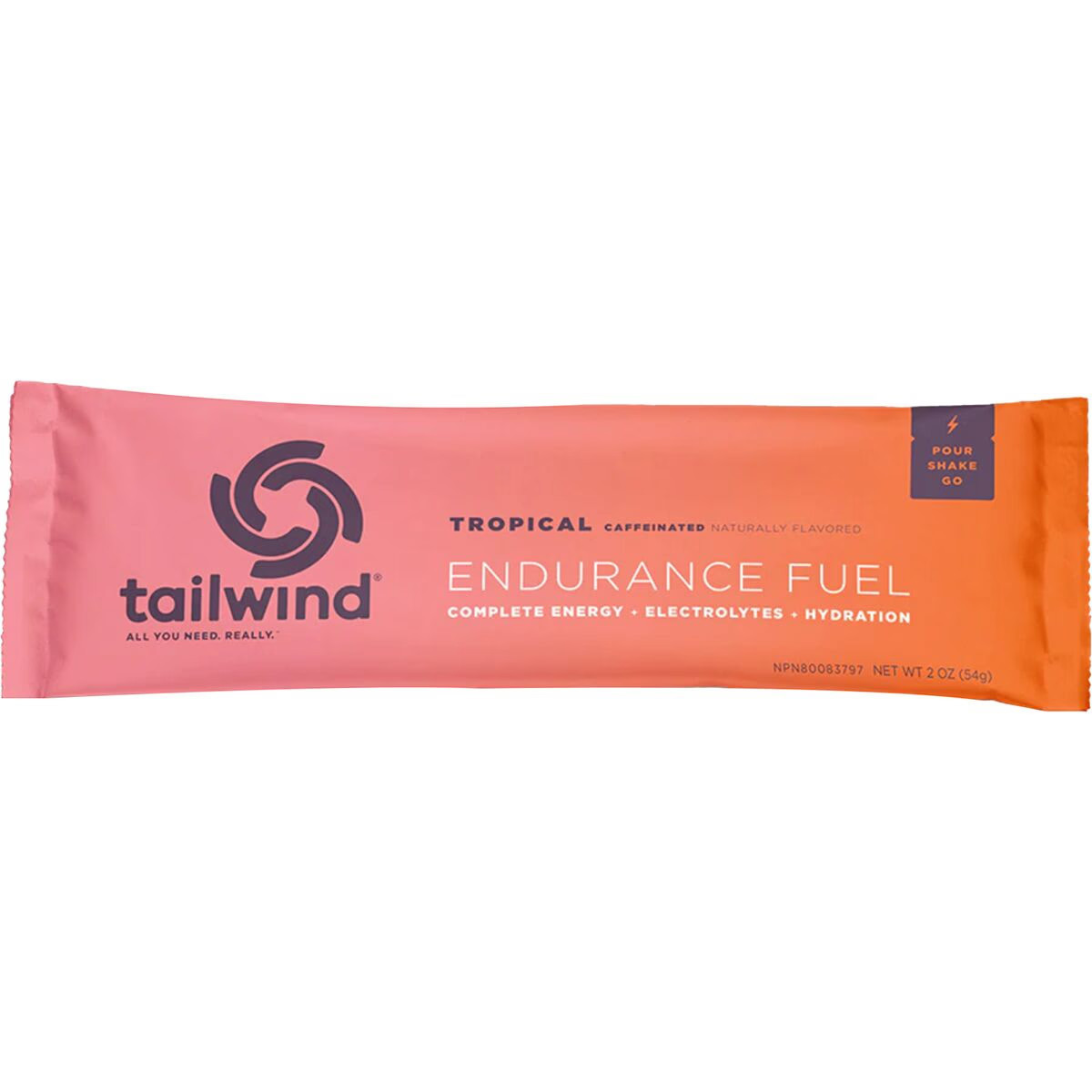 Tailwind Nutrition Caffeinated Endurance Fuel Tropical Buzz, 12-Pack Box, One Size | Backcountry