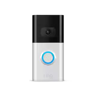 Ring 1080p HD Wi-Fi Wired and Wireless Video Doorbell 3 Smart Home Camera Removable Battery Works... | The Home Depot