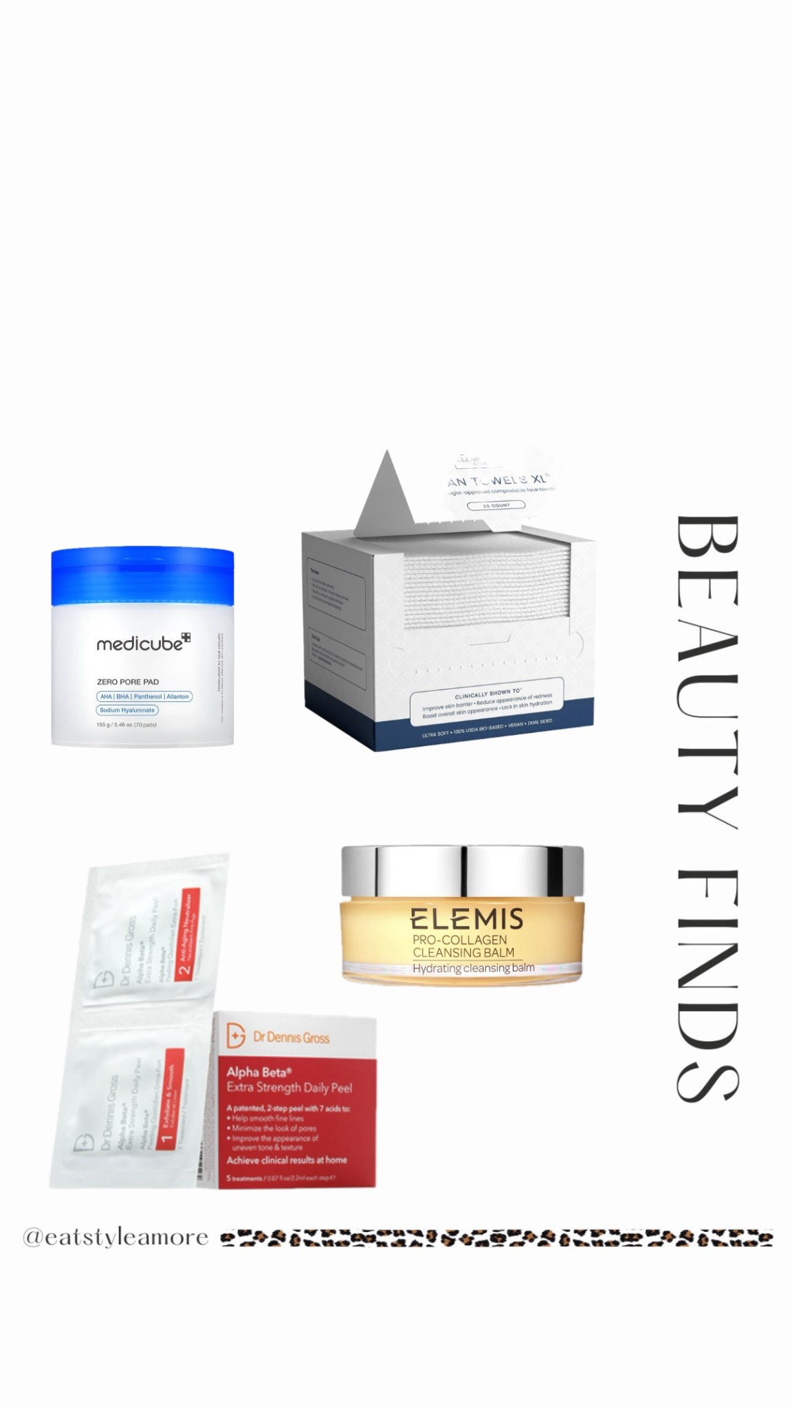 My holy grail acne products ! I swear by these for oily and acne prone skin. I usually use these Elemis pore pads put the medicube have been a great more affordable option. 

#LTKBeauty