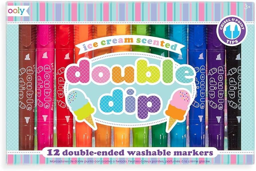 OOLY, Double Dip Scented Markers, Set of 12 (130-042) | Amazon (US)