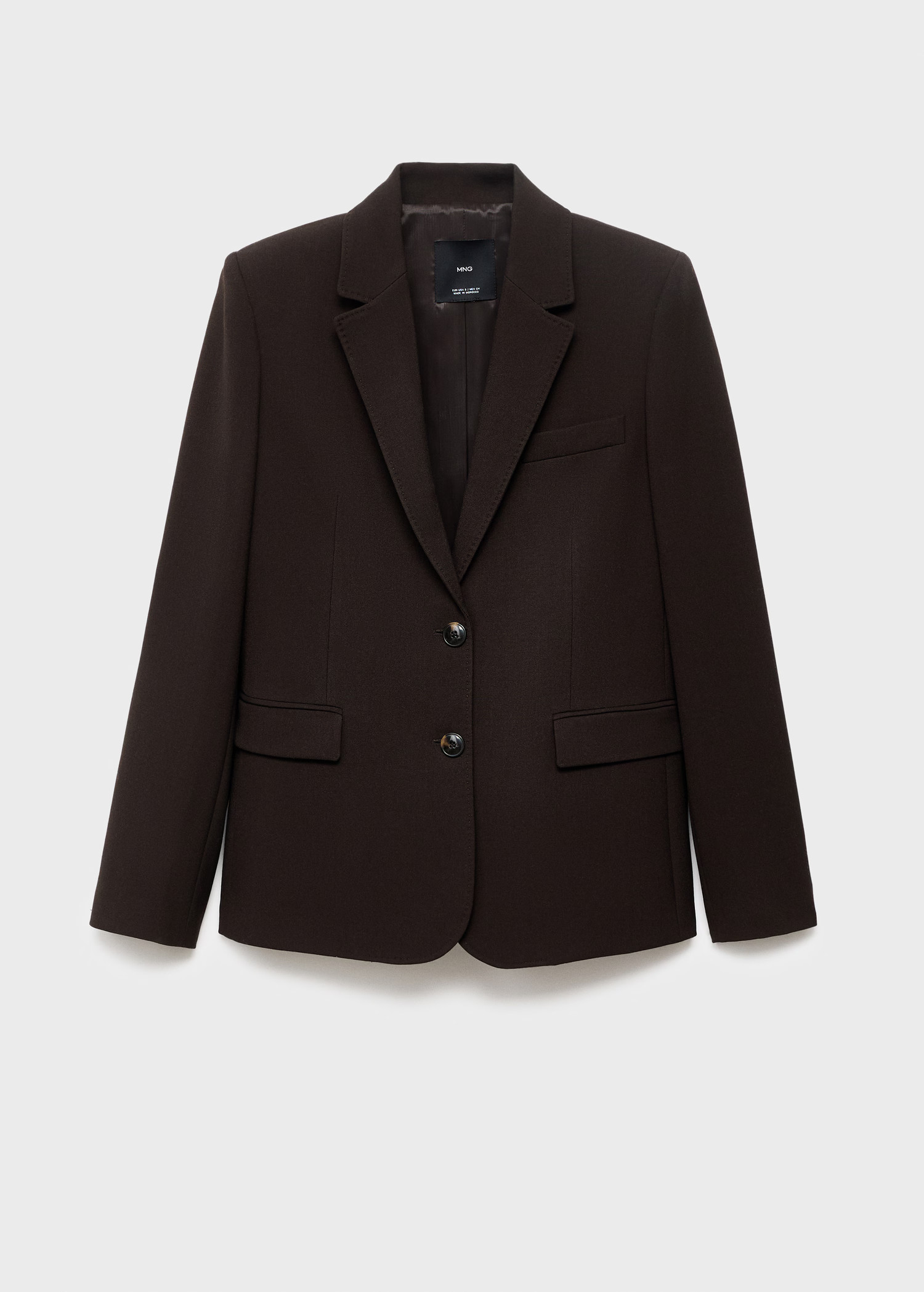 Straight-fit suit jacket | MANGO (UK)