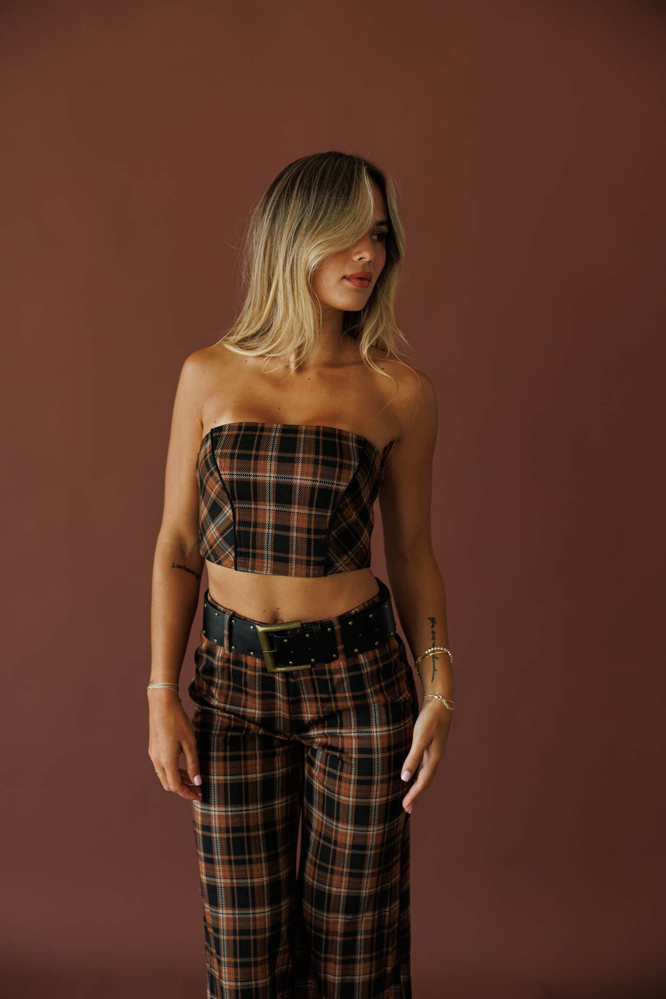 Runaway West Plaid Top | Lane 201 Boutique