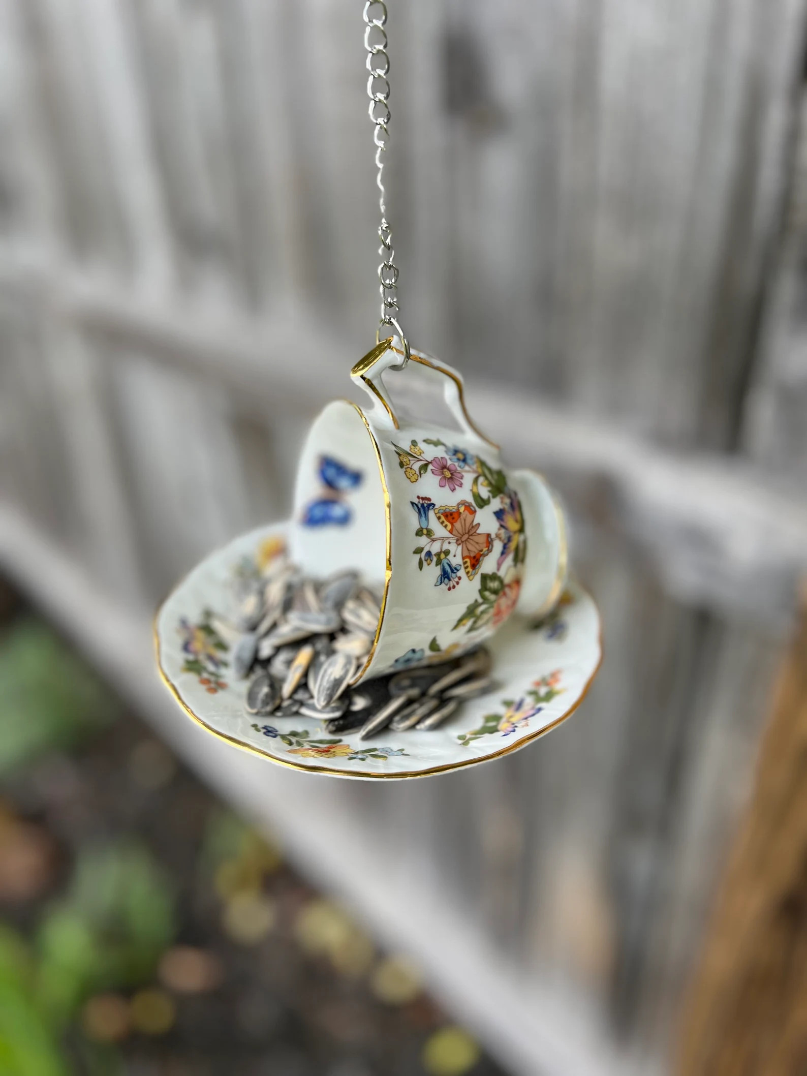 Teacup & Saucer Bird Feeder | Etsy (US)