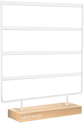 Earring Holder Stand, Earring Organizer Display Holder Stand for Hanging Earrings(88 Holes & 4 La... | Amazon (US)