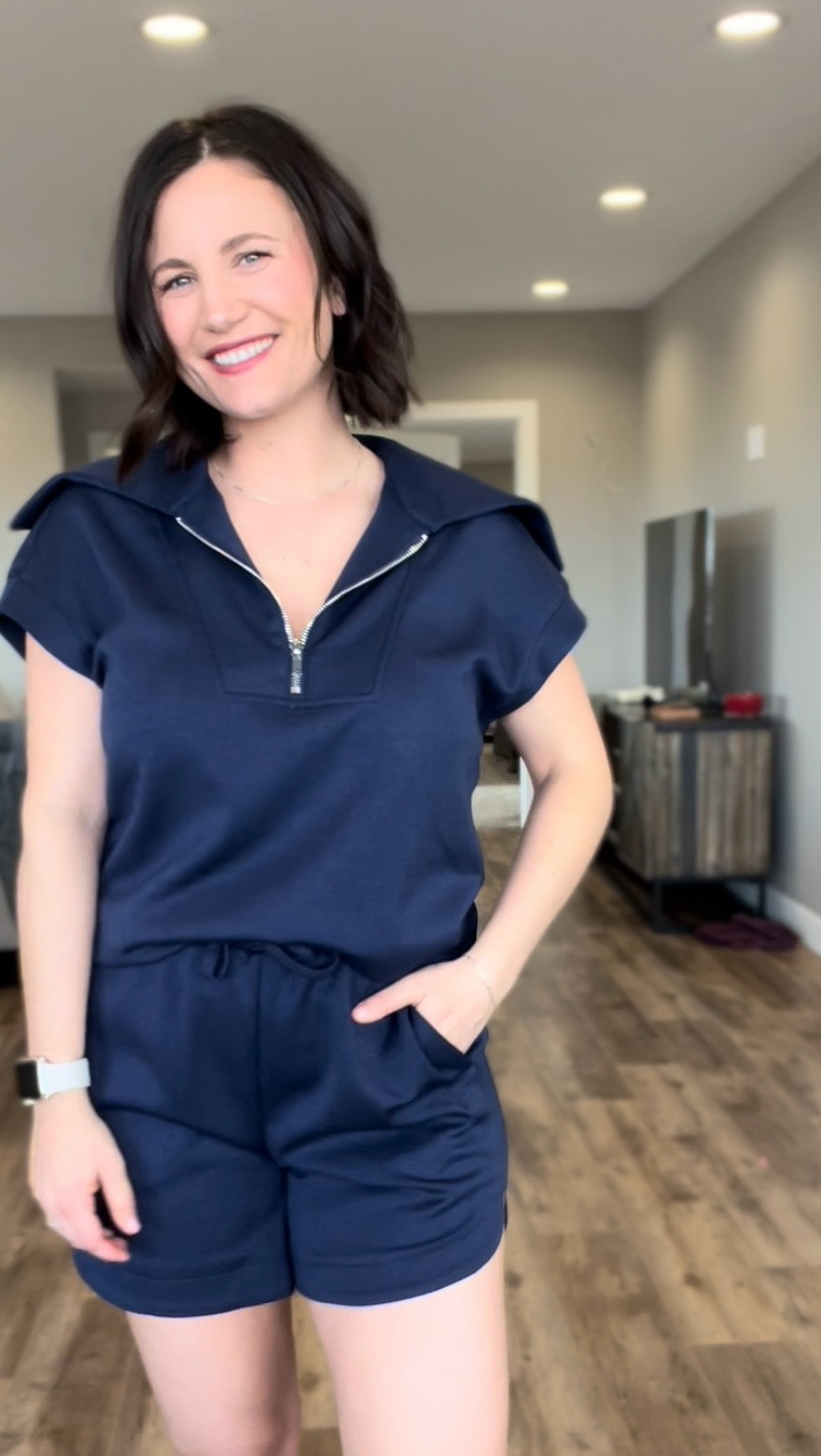 This two piece set is so cute for summer! It's almost identical to a set that is triple the price! I am in a size small! 

#LTKFindsUnder50 #LTKActive #LTKPetite