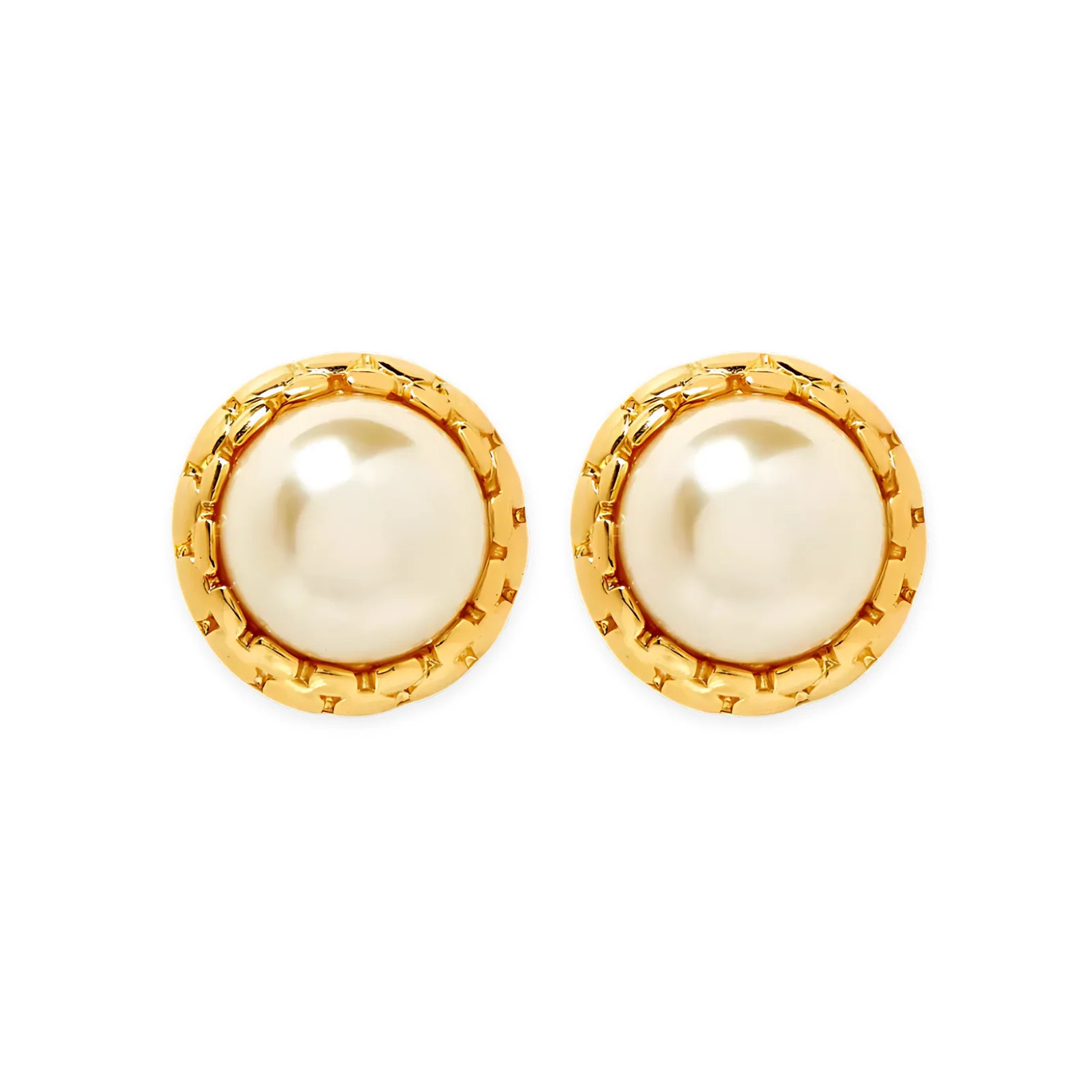 1980s Vintage Faux Pearl Clip-On Earrings | Susan Caplan