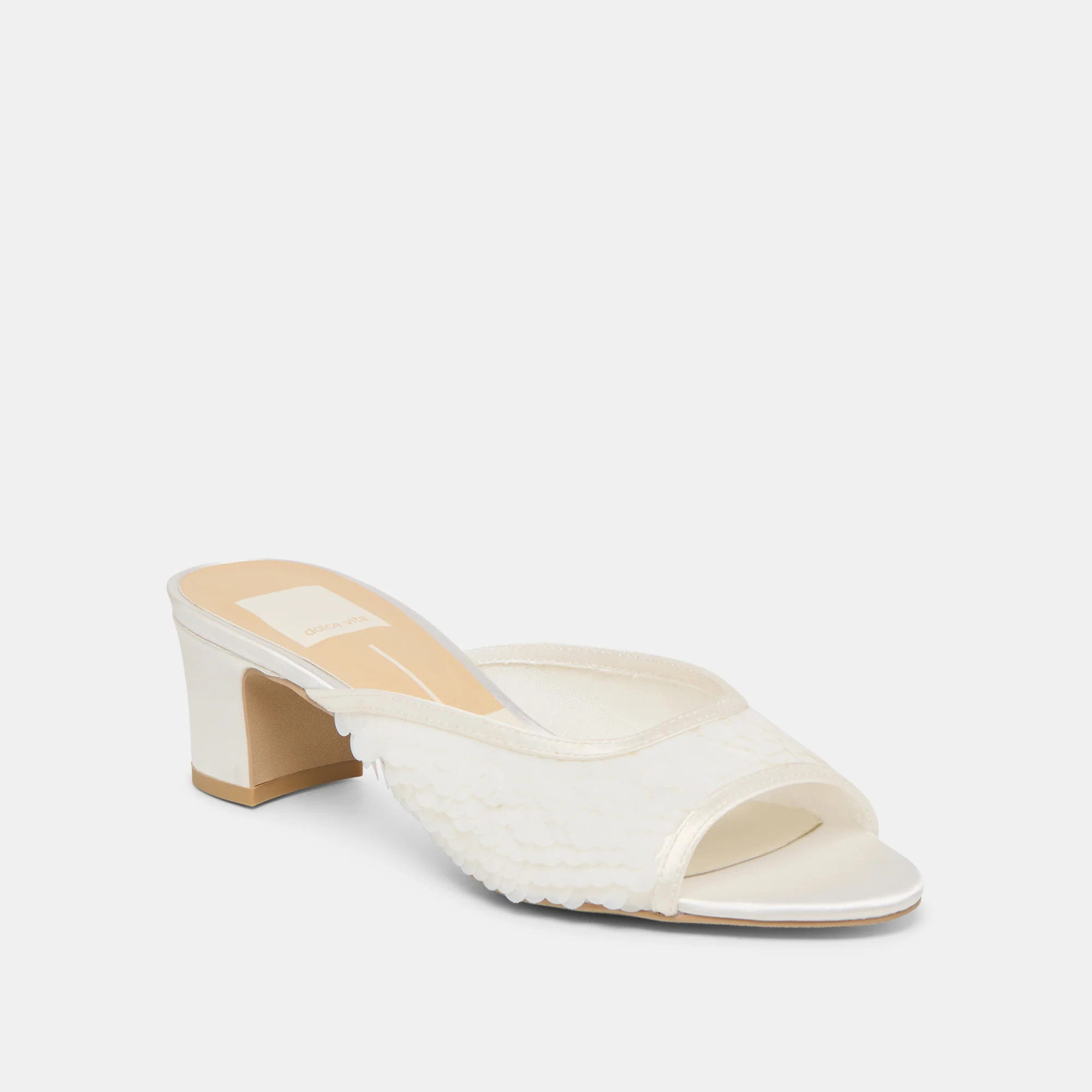 Inga Off White Satin Heels | Dolce Vita | DolceVita.com