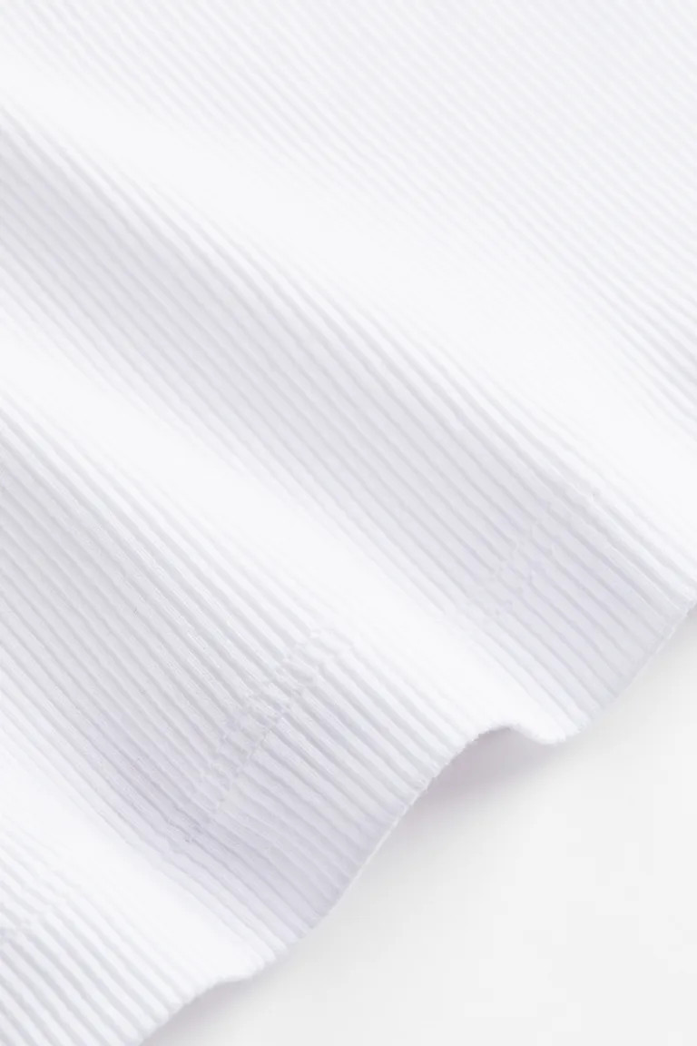 Ribbed Modal-blend T-shirt | H&M (US + CA)