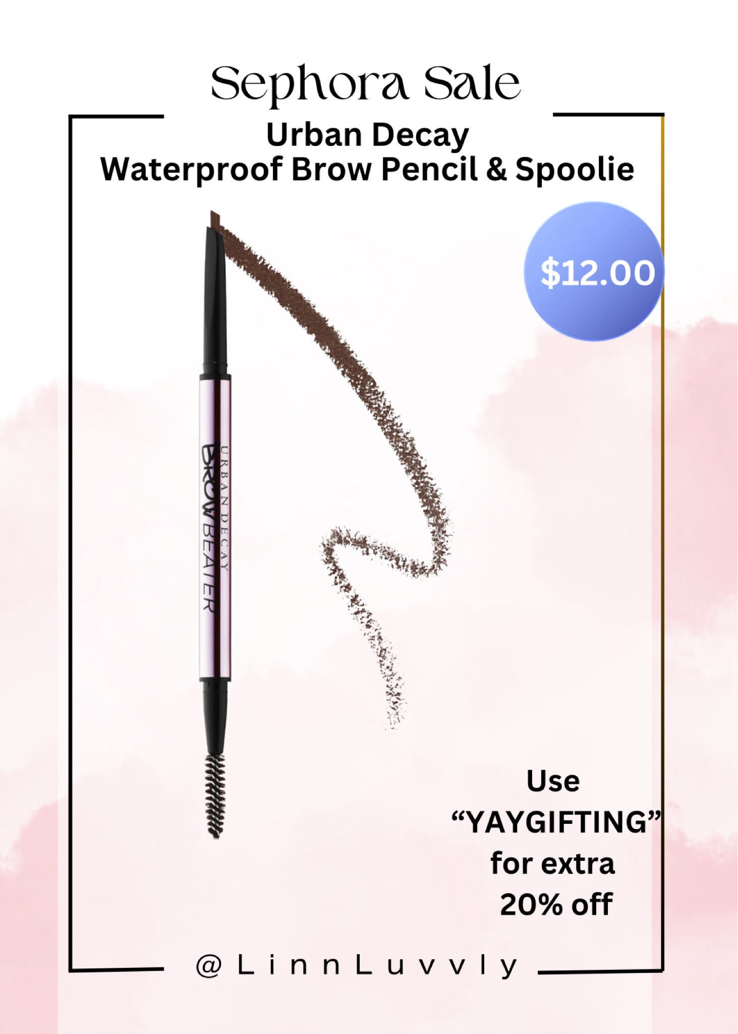 Urban Decay
Brow Beater Waterproof Brow Pencil & Spoolie 🤍

Use “YAYGIFTING” for extra 20% off through Dec 10th

Sephora sale , eyebrow pencil . Waterproof eyebrow pencil 

#LTKbeauty #LTKfindsunder50 #LTKfindsunder100