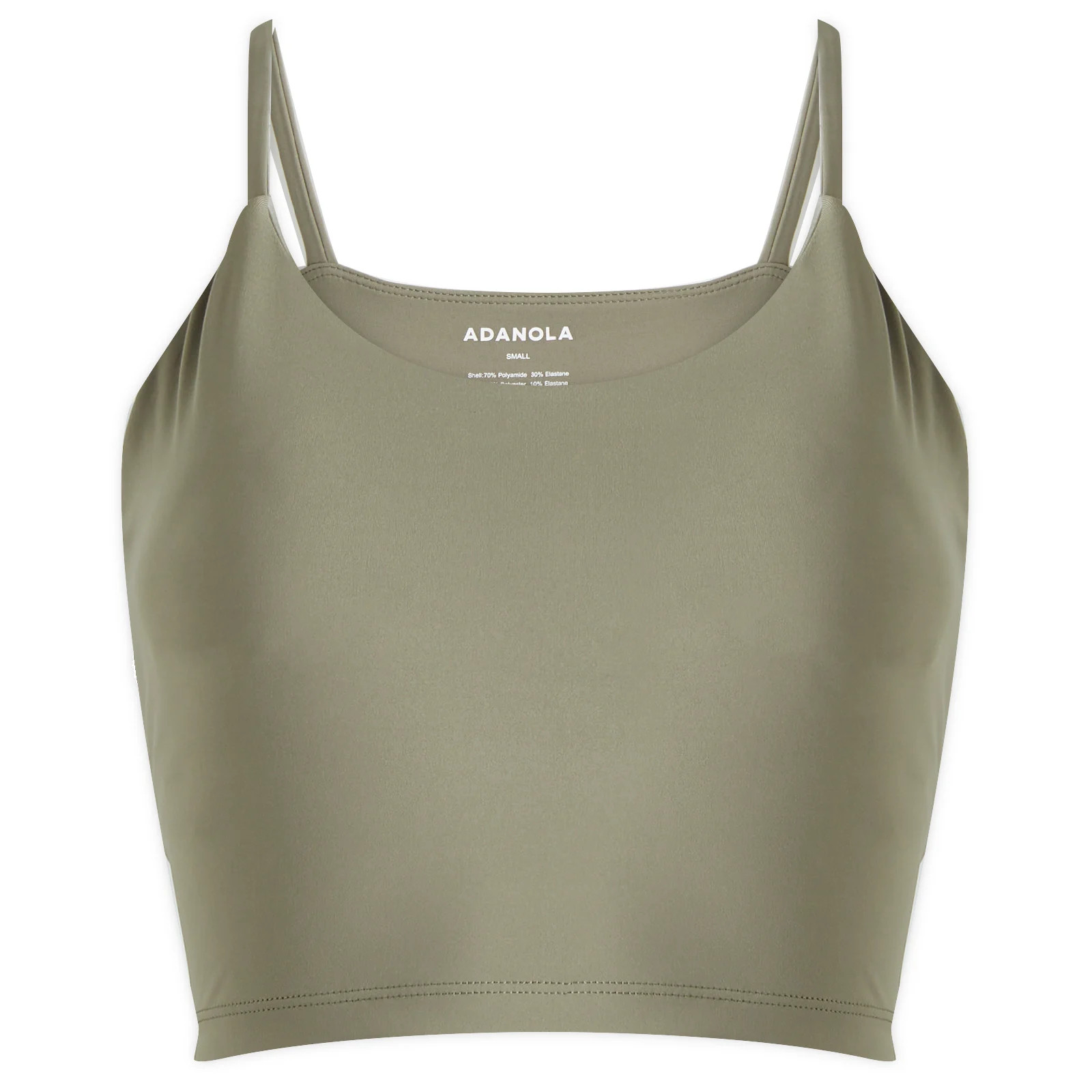 Adanola Ultimate Tank Bra Top Olive Green | END. Clothing