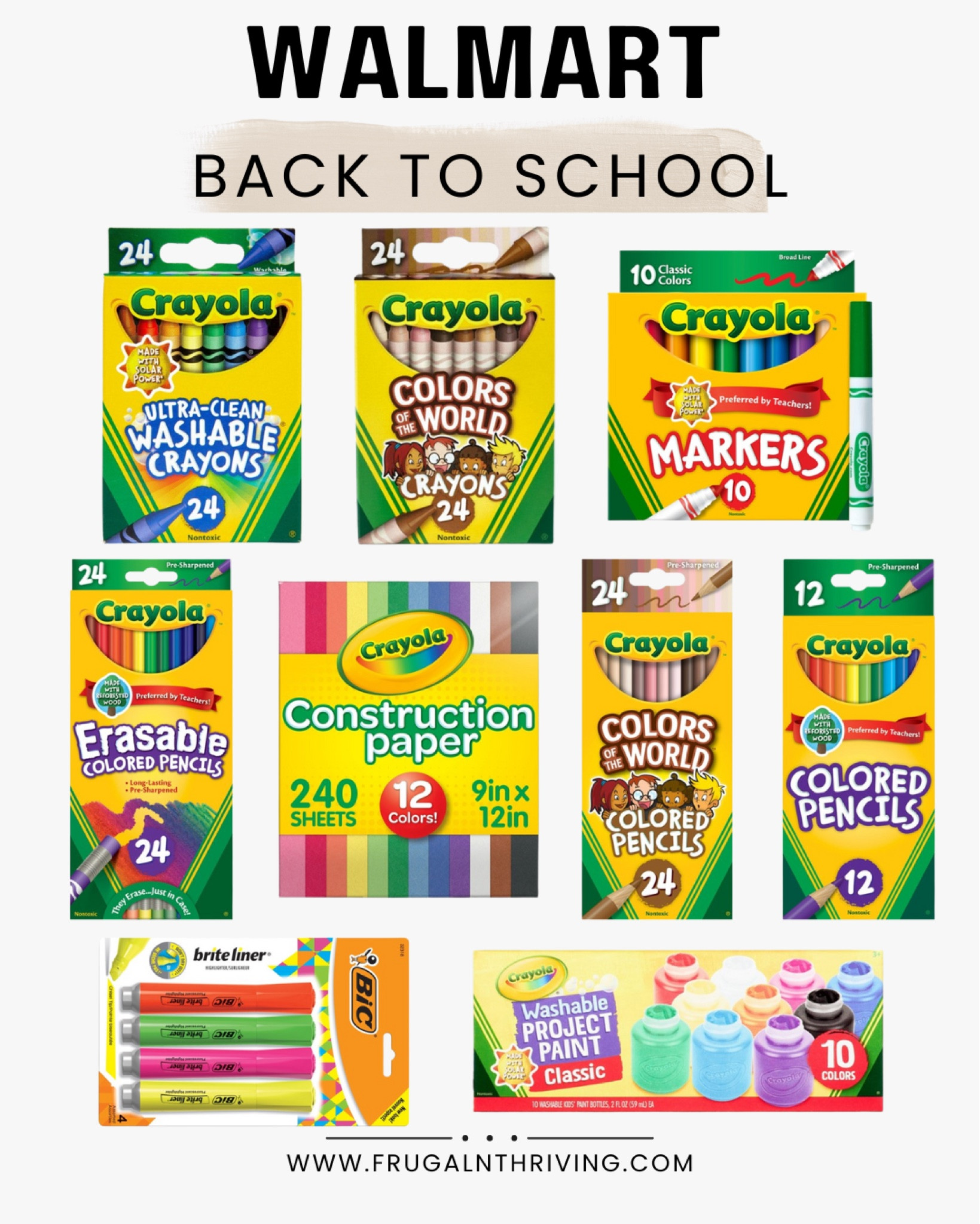 #walmartpartner Is there a budding artist in the classroom?? Get the kids to show their creative sides with a collection of crayons, markers, and paint, and add a little color to their world. 

@walmart 

#LTKKids #LTKSaleAlert #LTKBacktoSchool