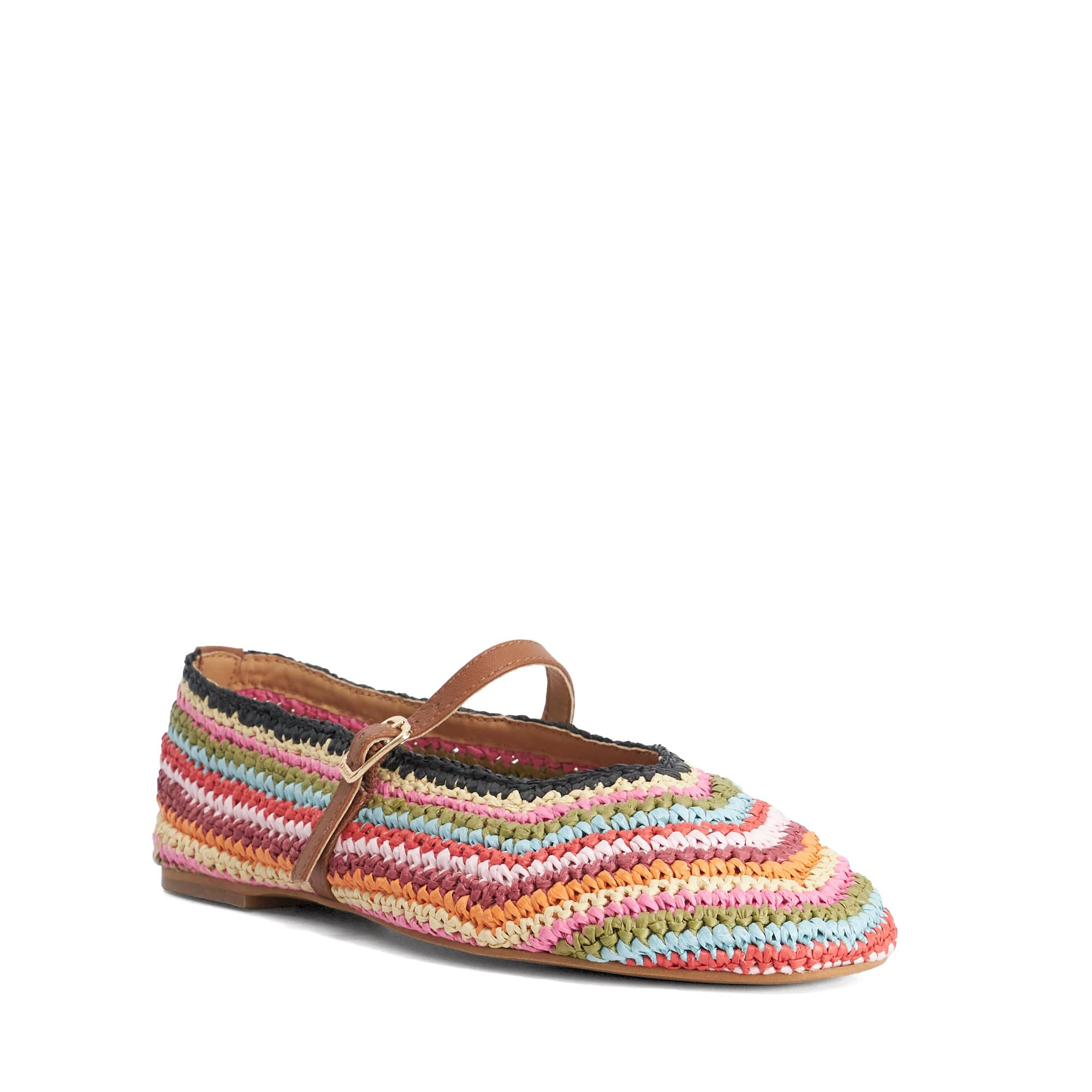 Haloha Rainbow Raffia Mary-Janes | Dune (EU)
