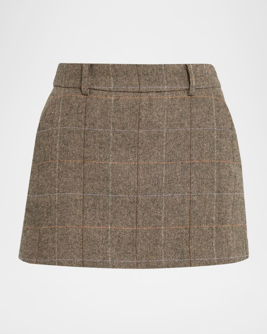 Favorite Daughter The Spencer Plaid Skort | Neiman Marcus