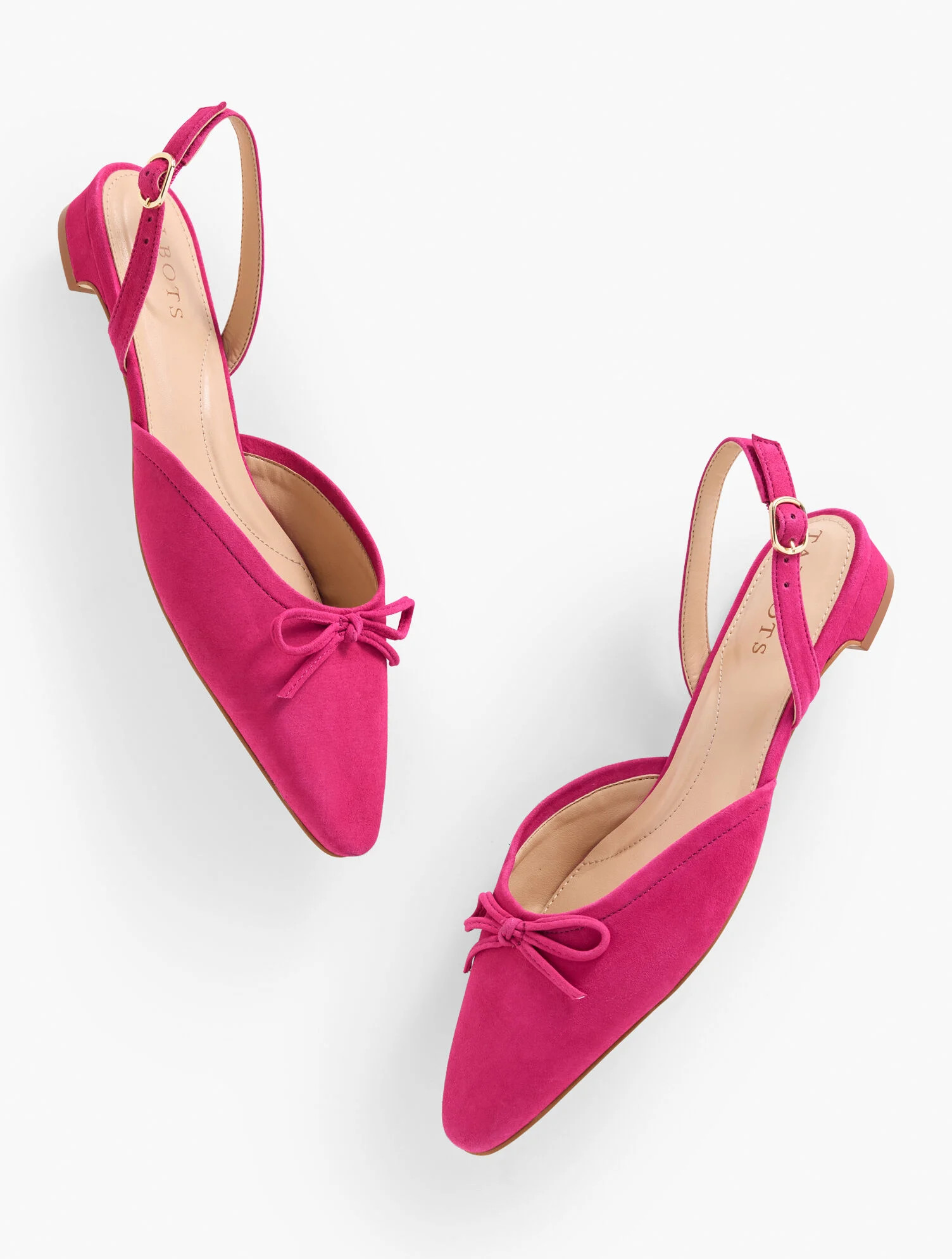 Shelby Suede Slingback Flats | Talbots