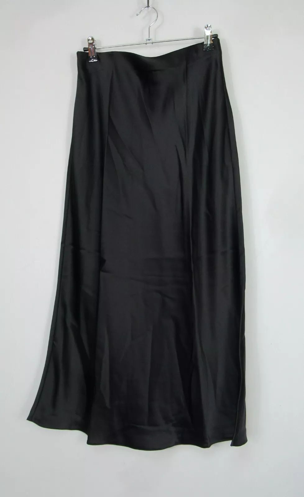 ASOS DESIGN Women's Satin Bias Midi skirt Black Size 10 - New | eBay US
