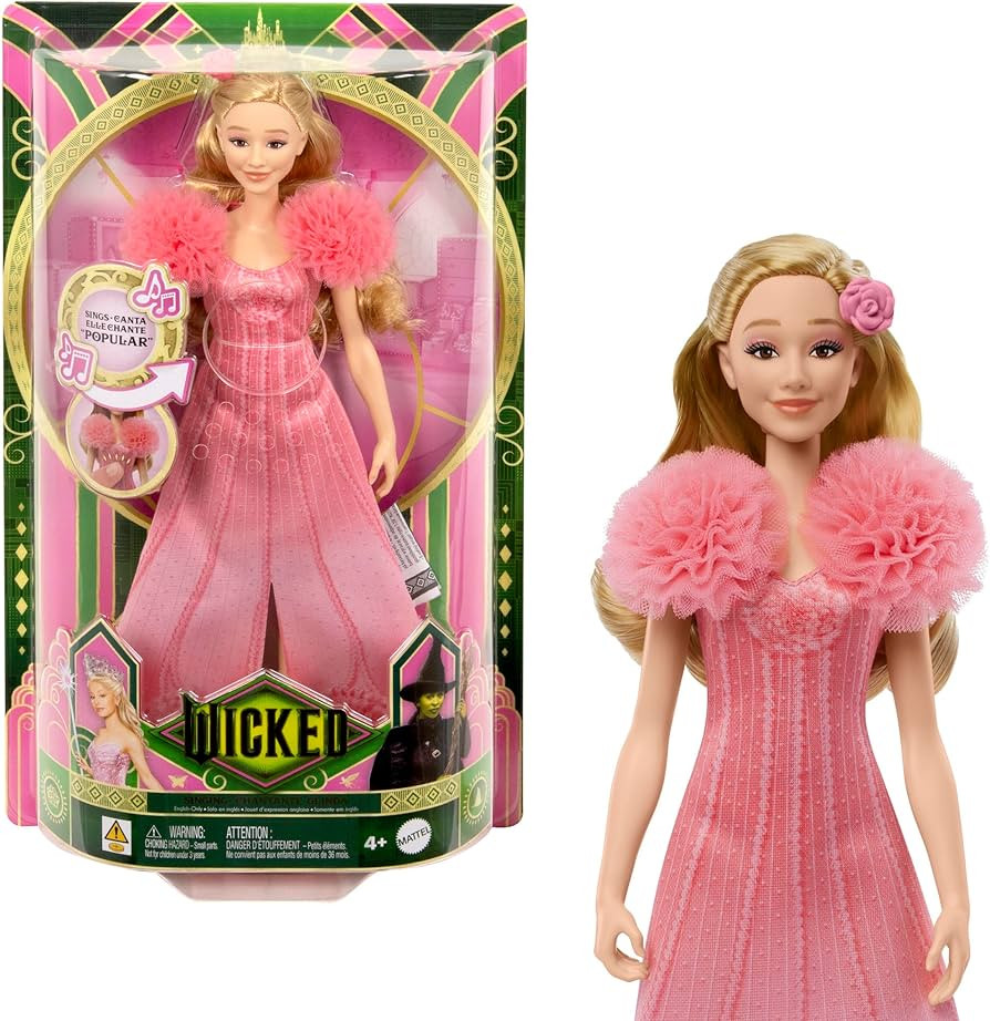Mattel Universal Wicked Singing Glinda Fashion Doll & Accessories, Posable with Movie-Inspired Lo... | Amazon (CA)