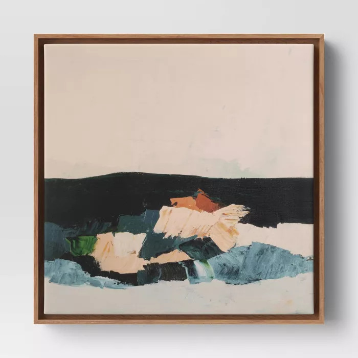 20" x 20" Abstract Seascape Framed Canvas - Project 62™ | Target