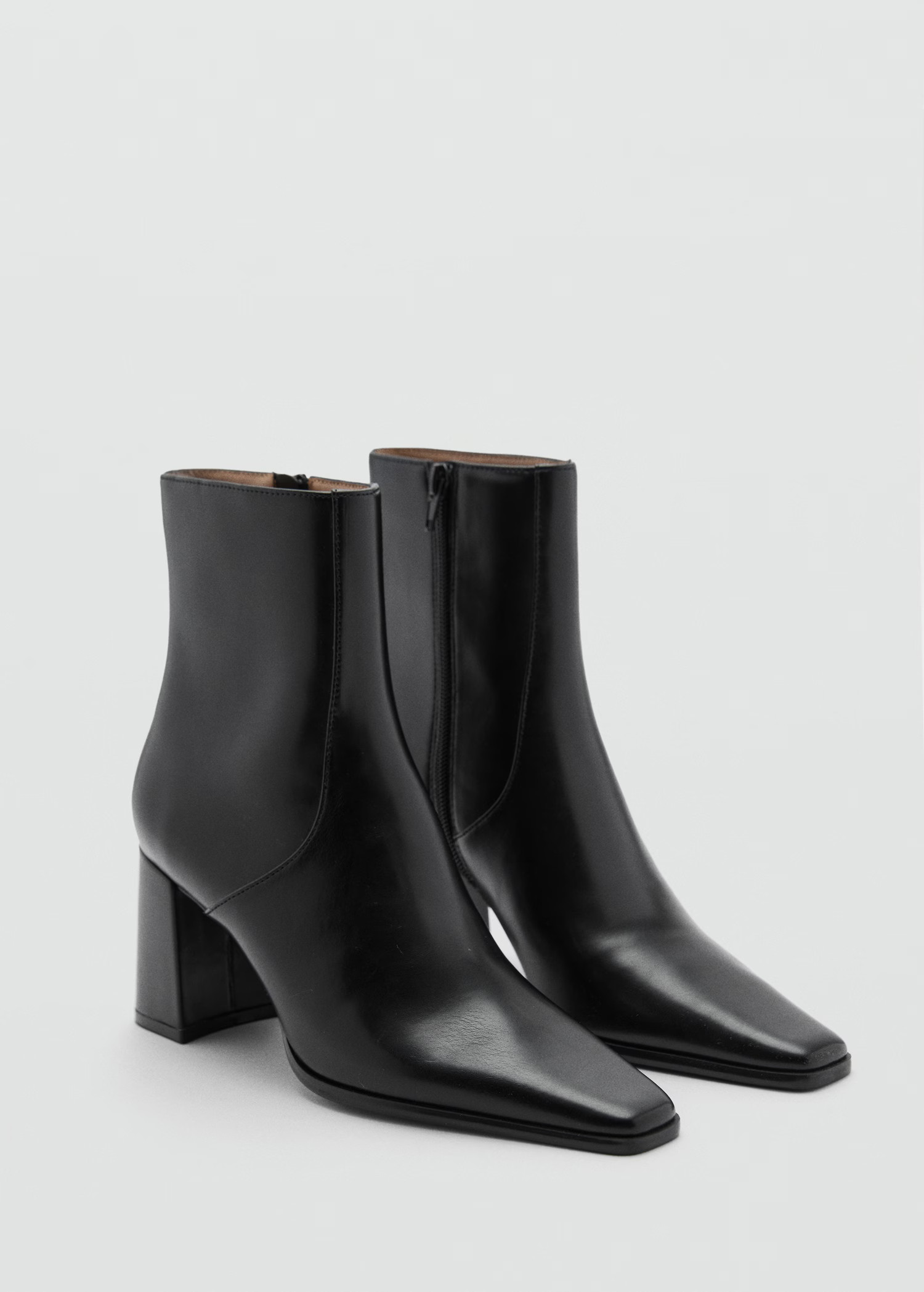 Ankle boots with block heel | Mango (US/MX/AU)