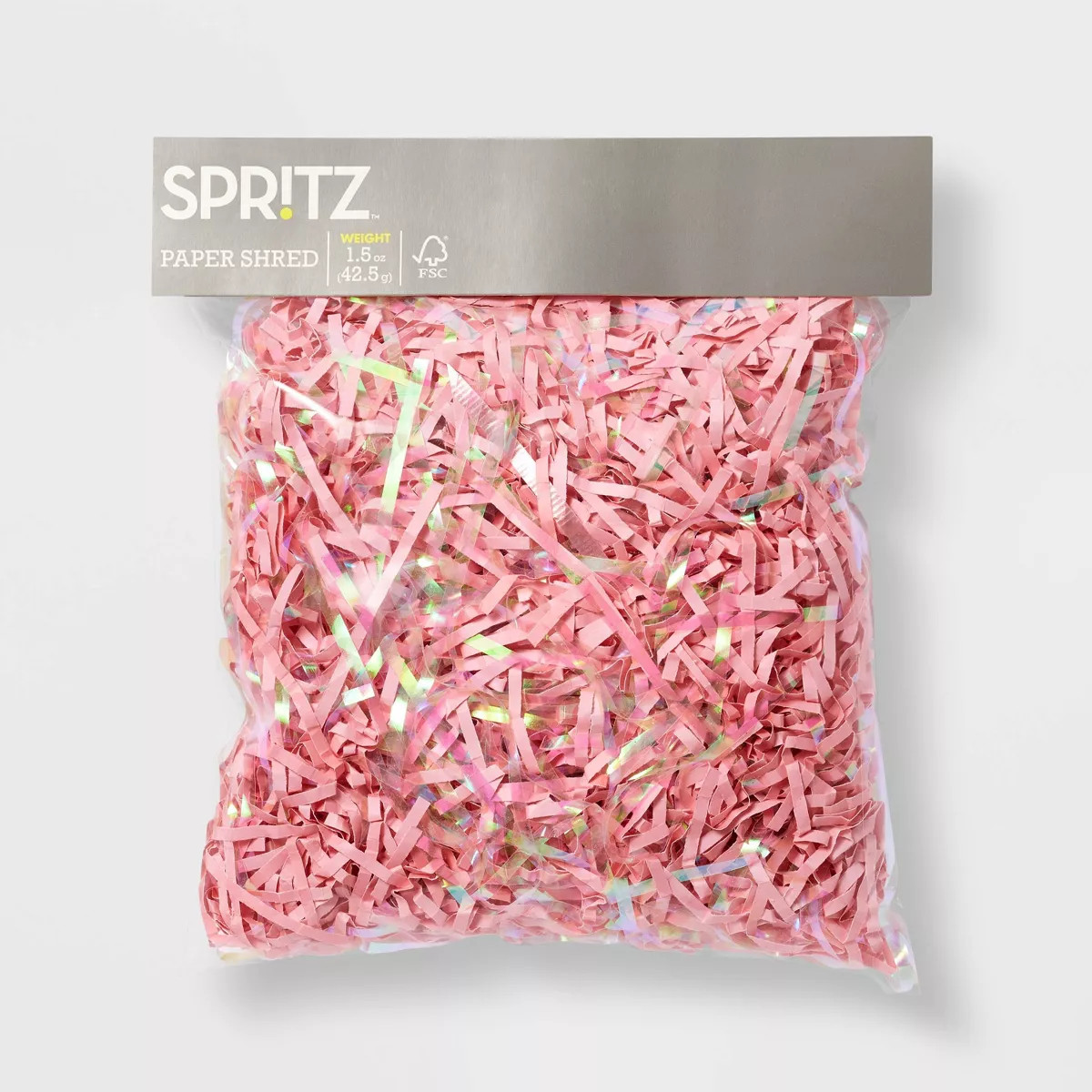 Valentine's Day 1.5oz Shred Shredded Filler Iridescent Pink - Spritz™ | Target