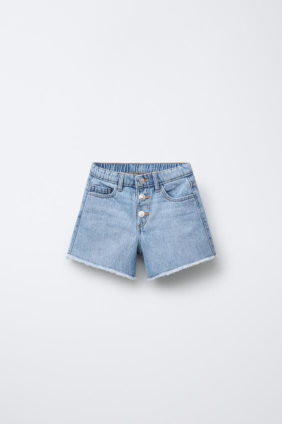 HEART POCKET DENIM SHORTS | Zara US