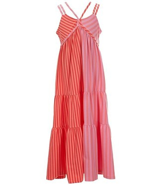 Bonnie Jean Big Girls 7-16 Sleeveless Mixed-Stripe/Color Block Maxi Dress | Dillard's | Dillard's
