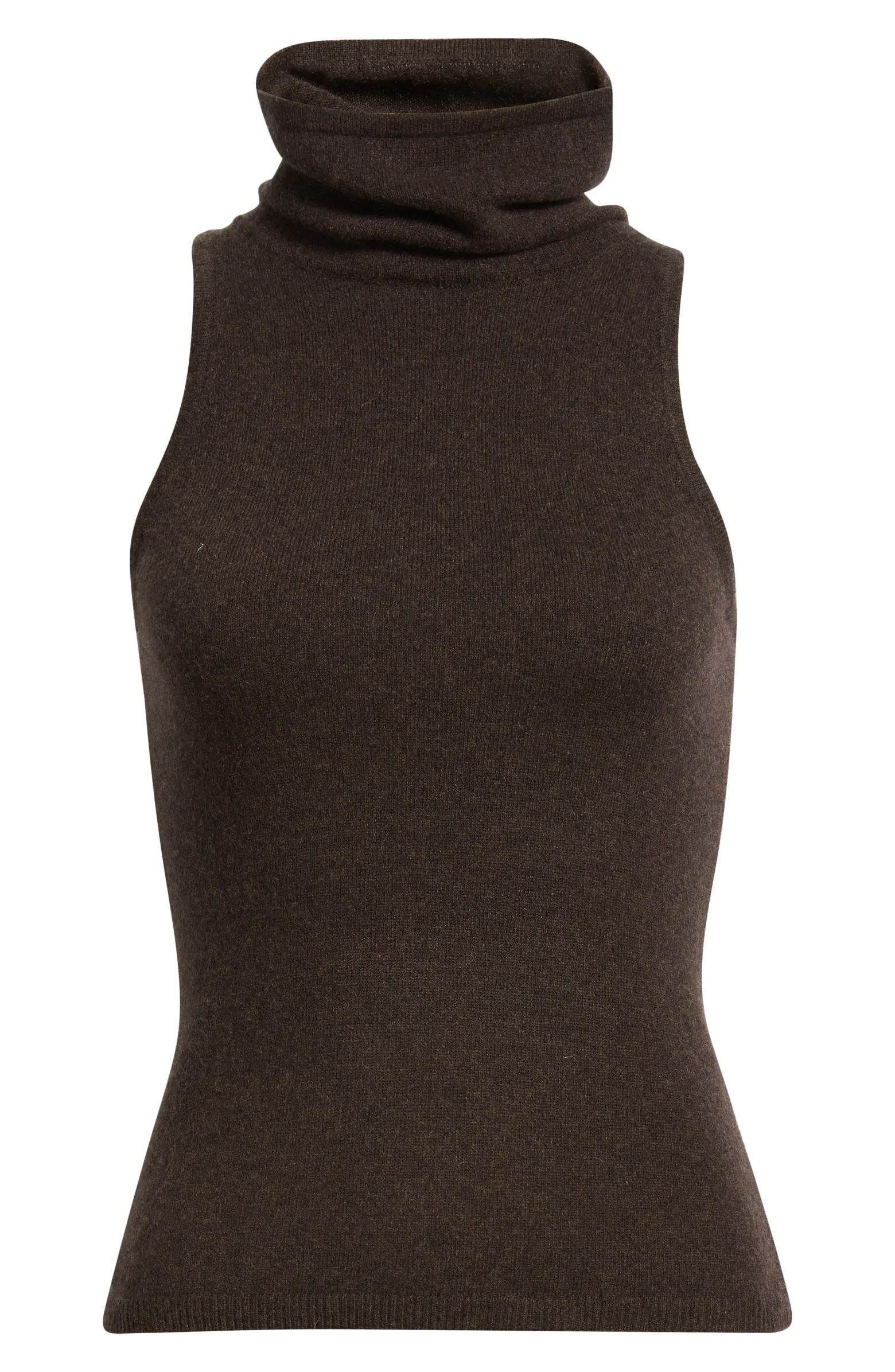 Marcy Sleeveless Cashmere Turtleneck Sweater | Nordstrom