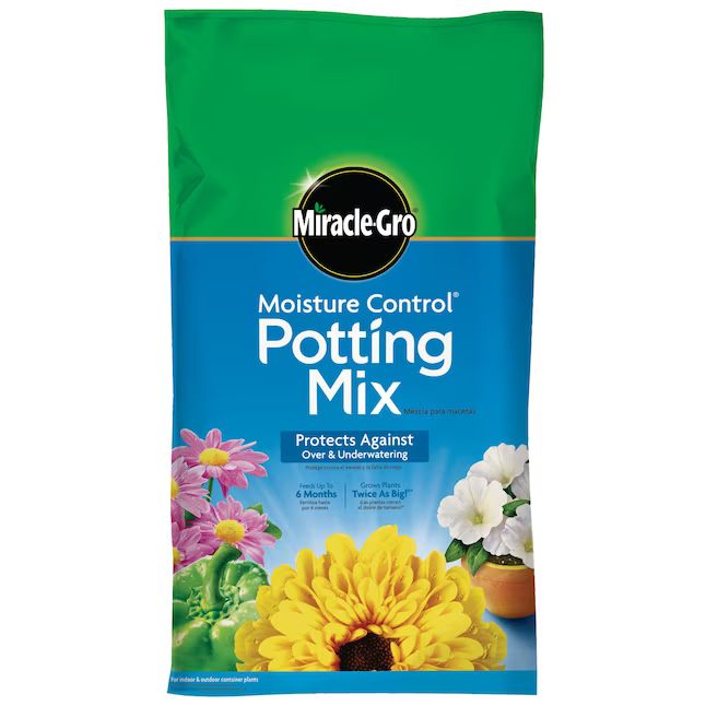 Miracle-Gro Moisture Control All-purpose Potting Soil Mix | Lowe's