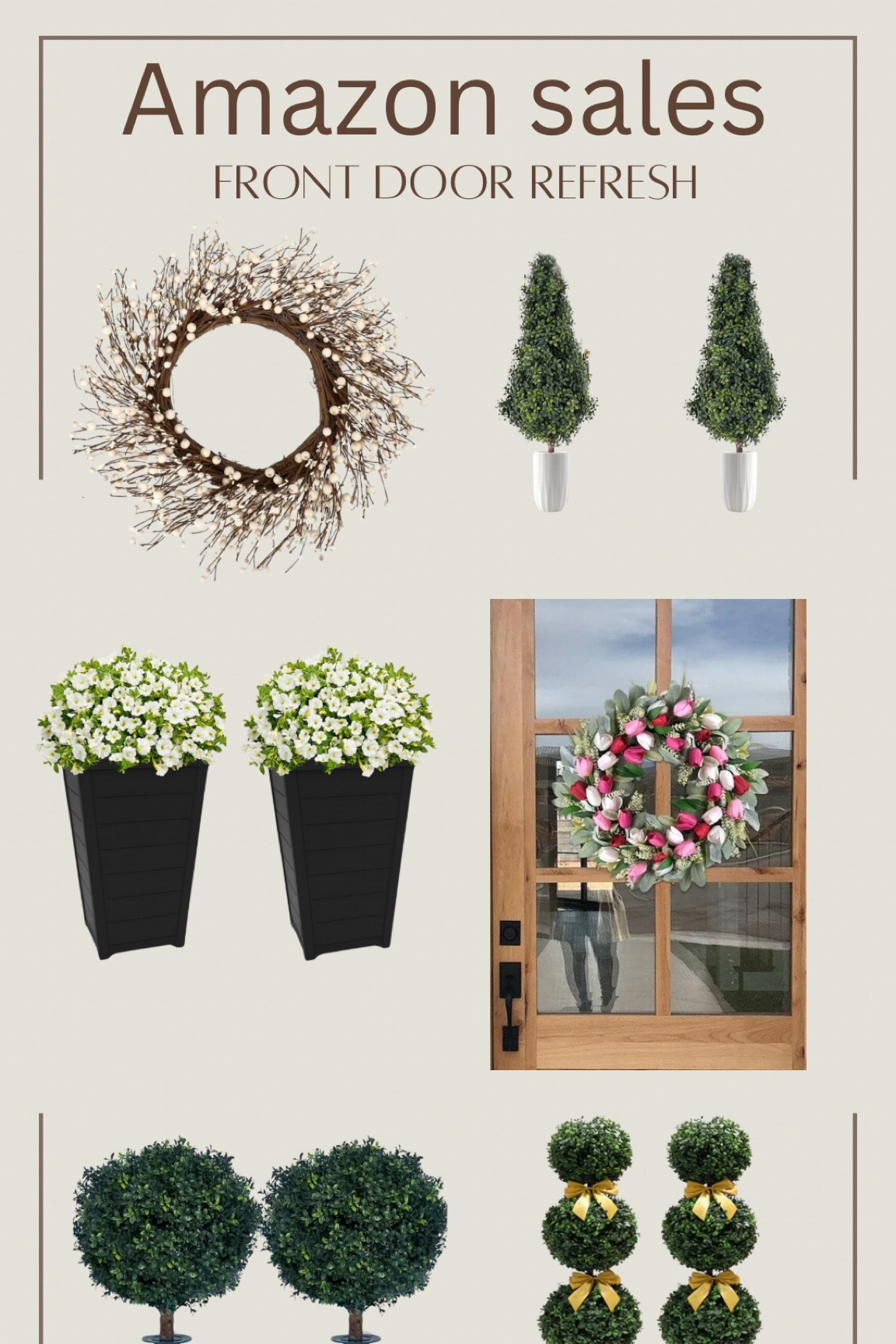 Front door refresh #amazon #frontdoor #frontdoorstyling