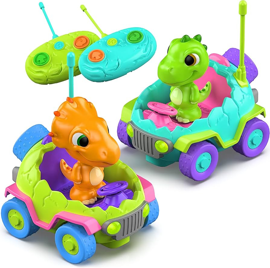 Amazon.com: MindSprout Dino Chasers Set of 2 Remote Control Car for Toddler, Kids Toys Age 2 3 4 ... | Amazon (US)