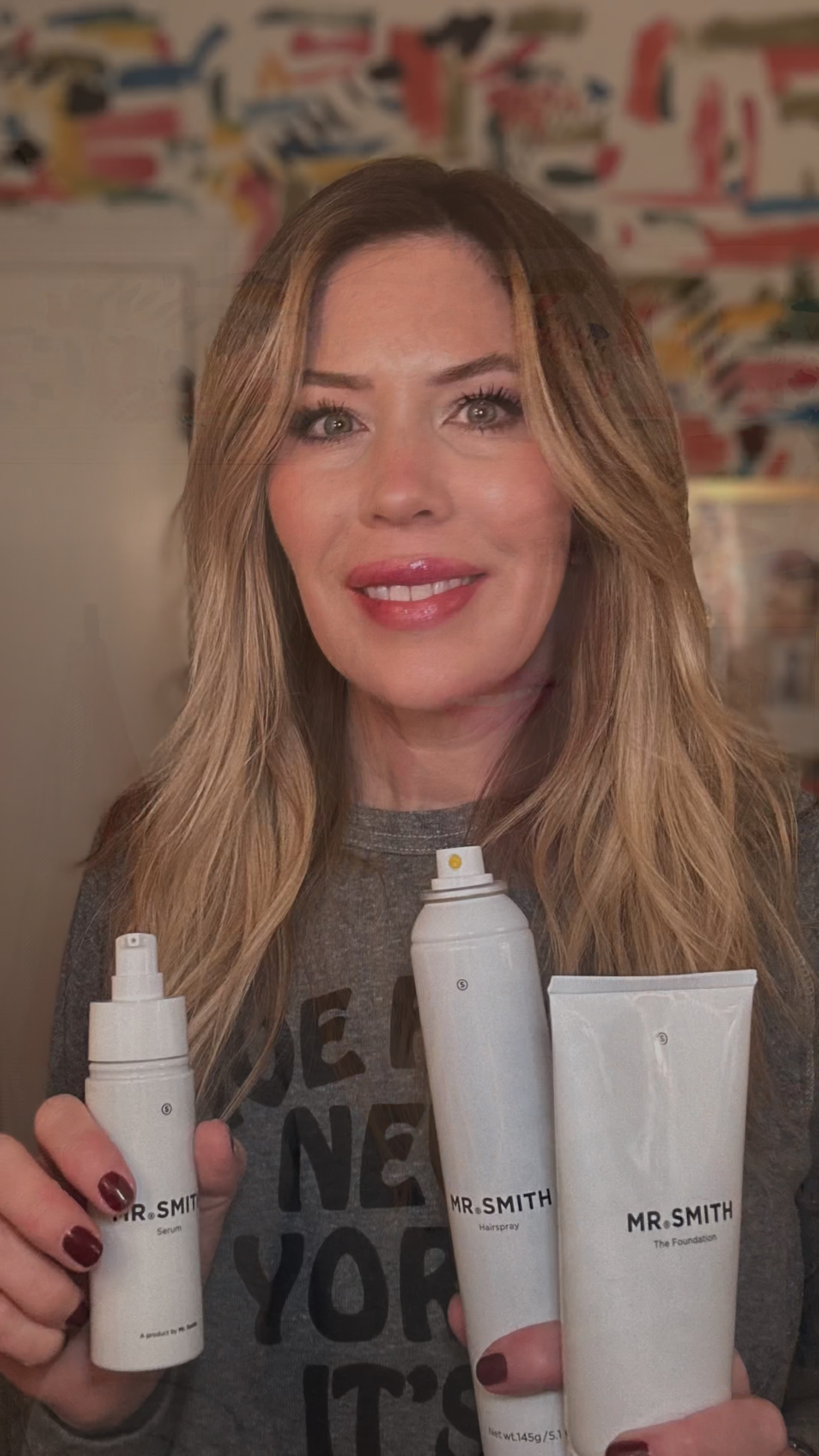 💋"It's Hair HURSDAY! Today, I'm pampering my hair with the amazing Mr. Smith Serum. This weightless serum is packed with antioxidants and is specially formulated to promote stronger and healthier hair. After that, I used Mr. Smith The Foundation for added volume and body, while still maintaining that natural movement. Both products also provide heat and UV protection, which is a bonus! To style, I used a GHD 1 1/4 curling iron to create beautiful movement and texture, not just curls. And of course, I topped it off with a touch of Mr. Smith hairspray for the perfect finishing touch.

#mrsmith


#LTKfindsunder50 #LTKover40 #LTKbeauty