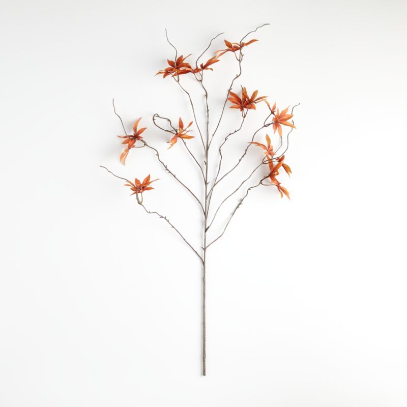 Artificial/Faux Japanese Maple Stem + Reviews | Crate & Barrel | Crate & Barrel