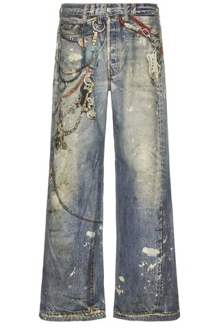 Acne Studios Loose Fit Jeans in Blue | FWRD 