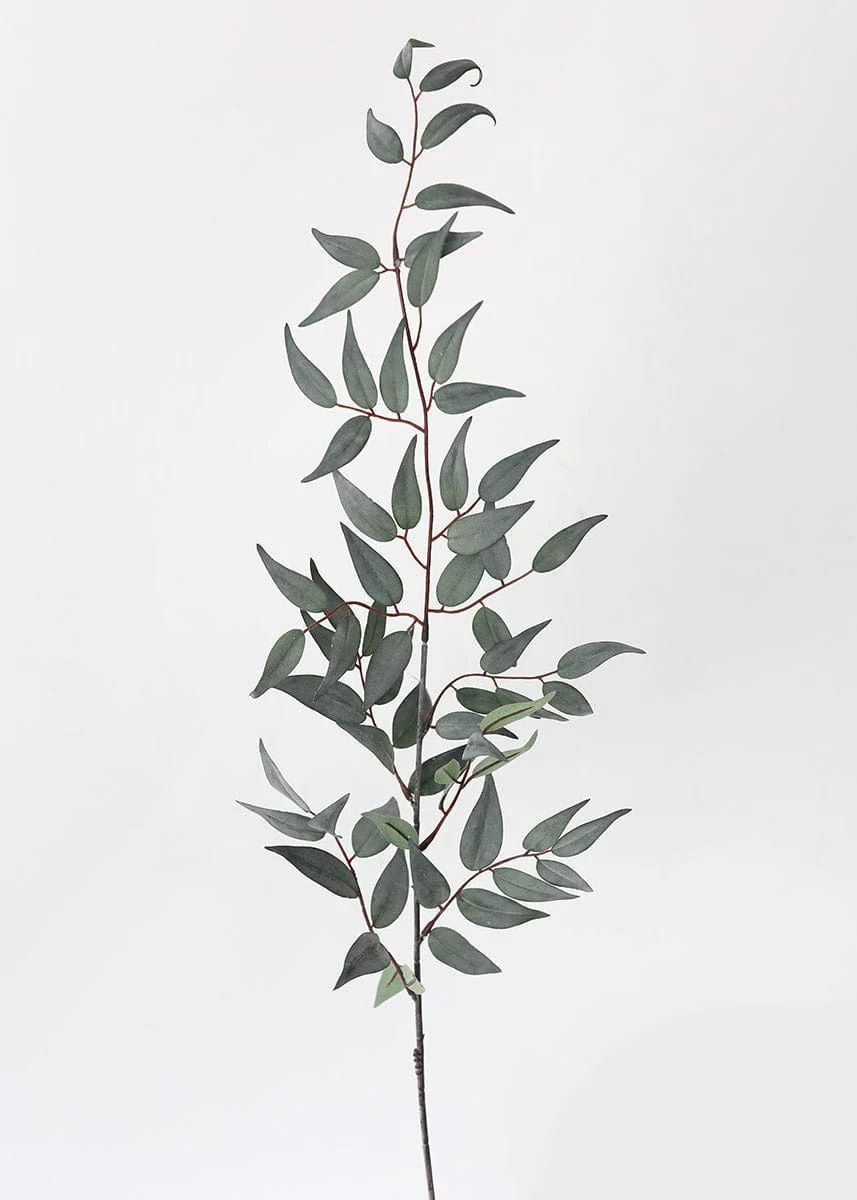 Italian Ruscus Leaf Branch | Fake Green Stems & Plants | Afloral.com | Afloral