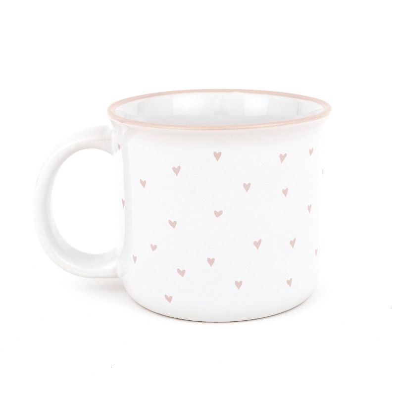 16oz Mug Hearts White/Pink - Sugar Paper Essentials | Target