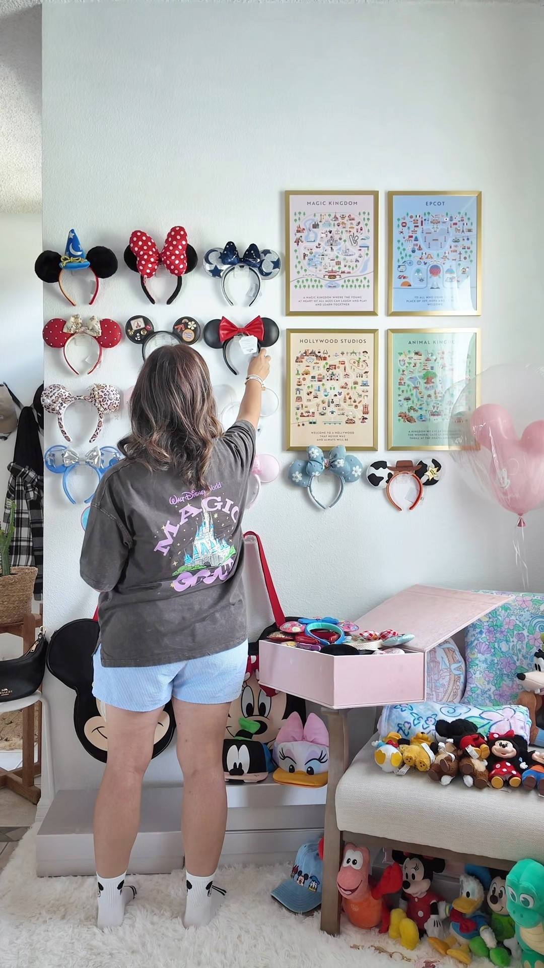 Disney wall prints to make any space magical✨ and your ears organized and pretty.  #ltkhome #disneylifestyle