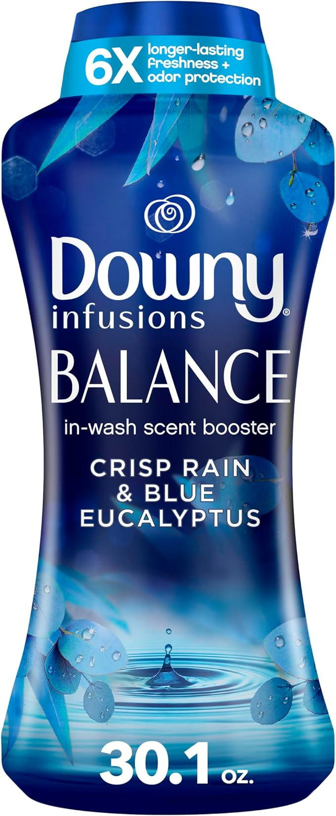 Downy Infusions In-Wash Laundry Scent Booster Beads, BALANCE, Crisp Rain and Blue Eucalyptus Scen... | Amazon (US)