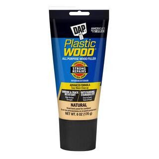DAP Plastic Wood 6 Ounce Natural Paintable Latex Wood Filler 00581 - The Home Depot | The Home Depot