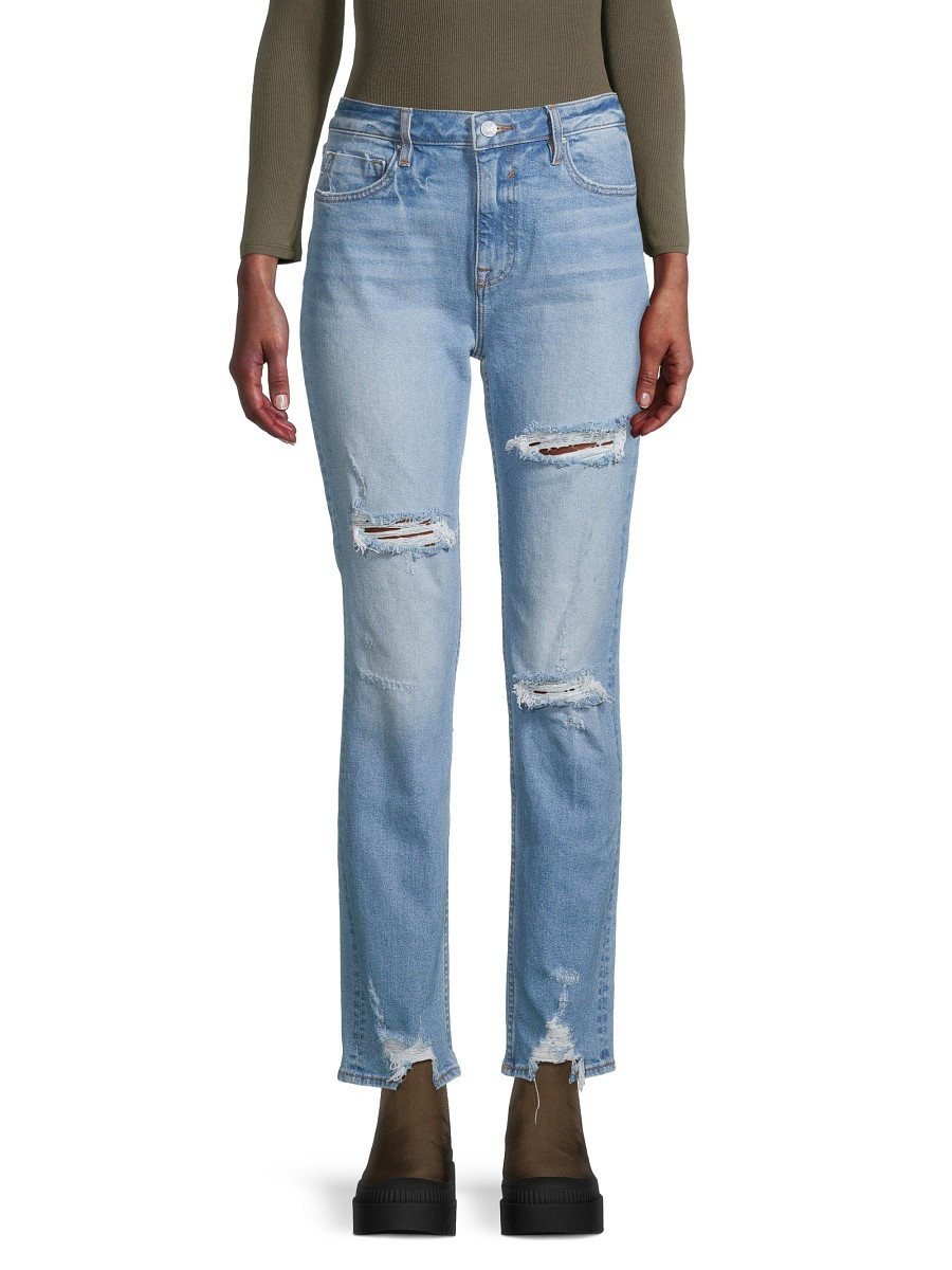VIGOSS Women's Distressed Jeans - Light Wash - Size 29 (6-8) | Saks Fifth Avenue OFF 5TH