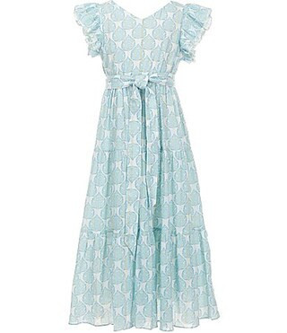 A Loves A Big Girls Delilah Printed Maxi Dress - S | Dillard's