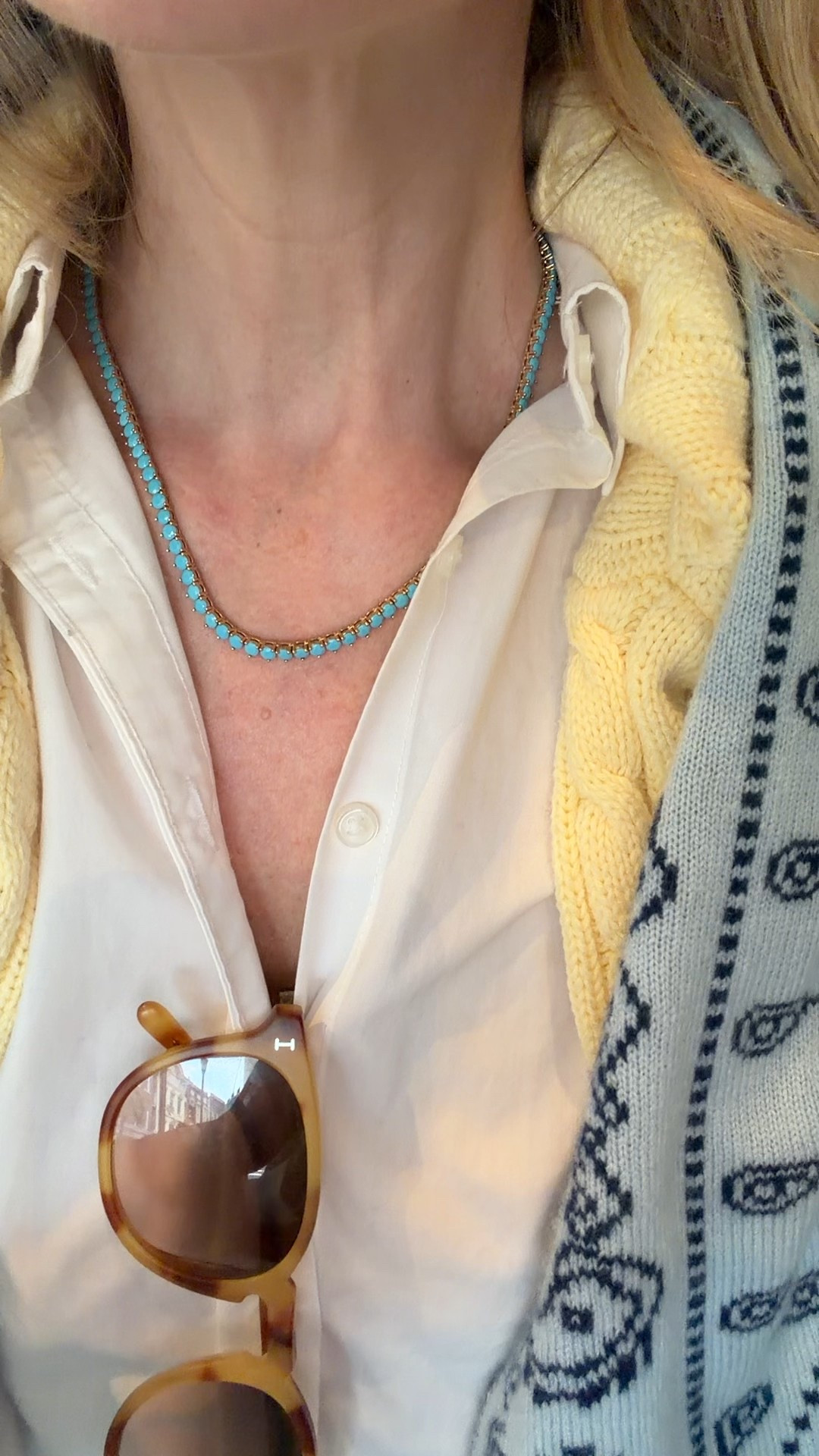 This Torquoise tennis necklace is everything 🩵. Swoon! 


#LTKOver40 #LTKdayinmylife #LTKootd