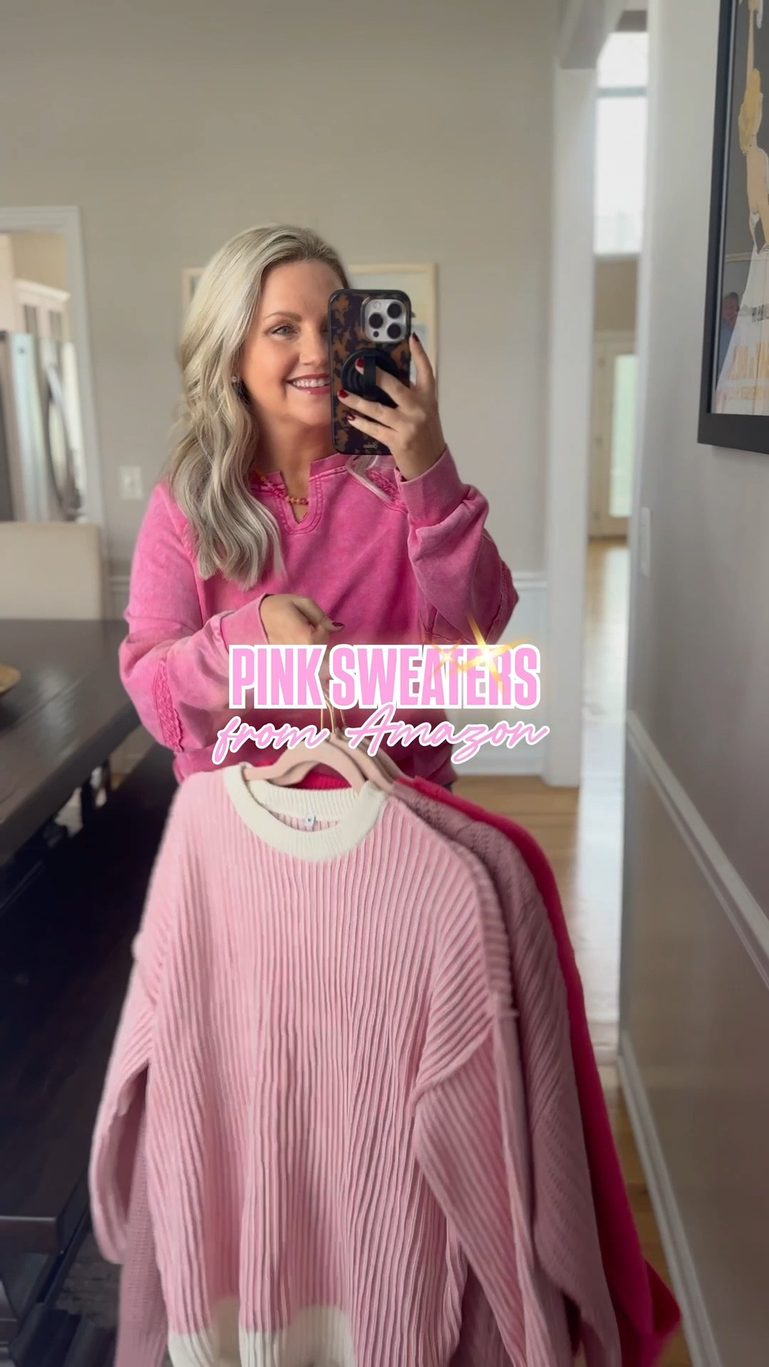 Pink sweaters all from Amazon! 💖💕🌸🎀
These sweaters are all so soft! Quality is 10/10! 
I’m in size small in all sweaters. A few of them run oversized. 

#LTKFindsUnder50 #LTKOver40