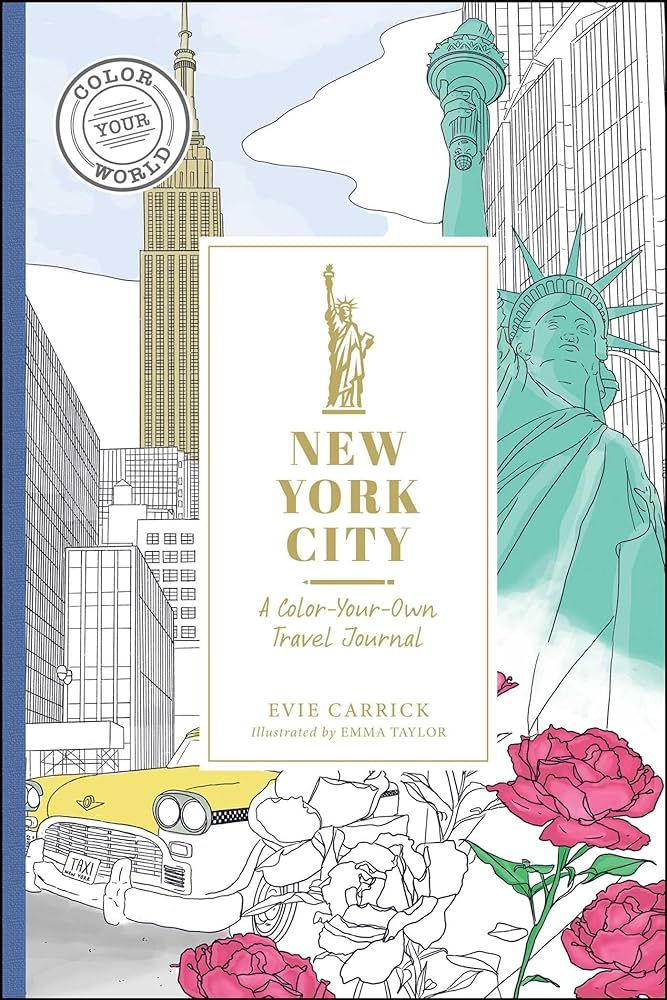 New York City: A Color-Your-Own Travel Journal (Color Your World Travel Journal Series) | Amazon (US)